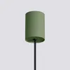 Lampa wisząca ESTRIA 1 beżowa/zielona oliwka